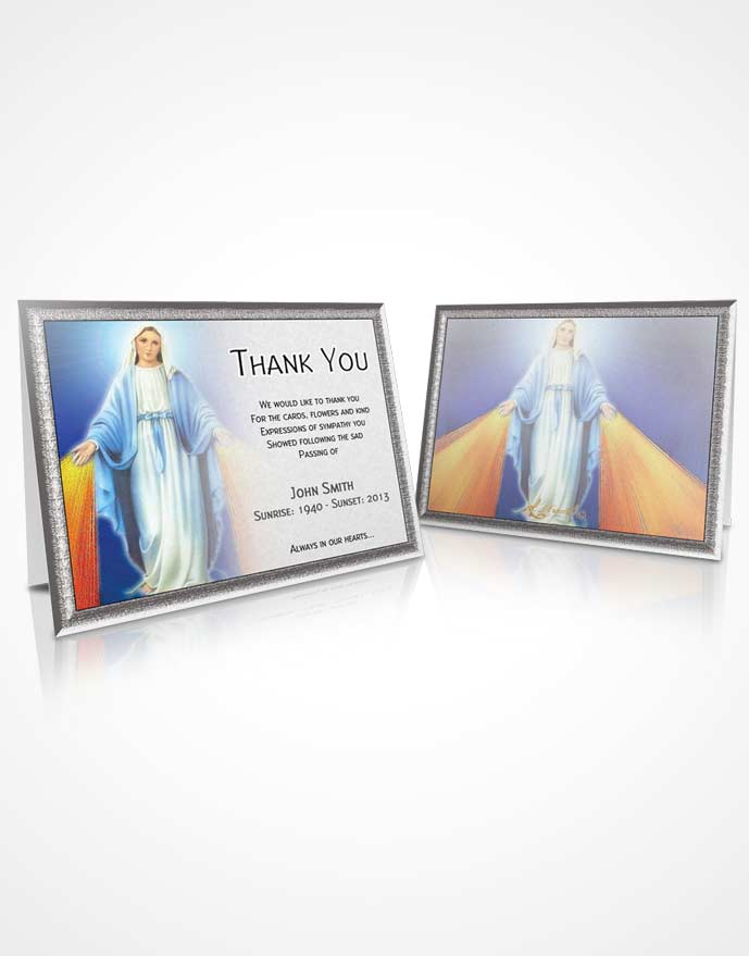 Thank You Card Virgin Mary 09