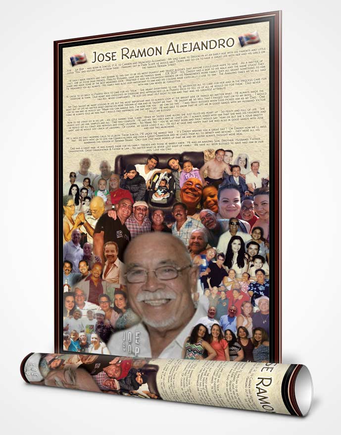 Great Family Remembrance Poster Roll up Version 1